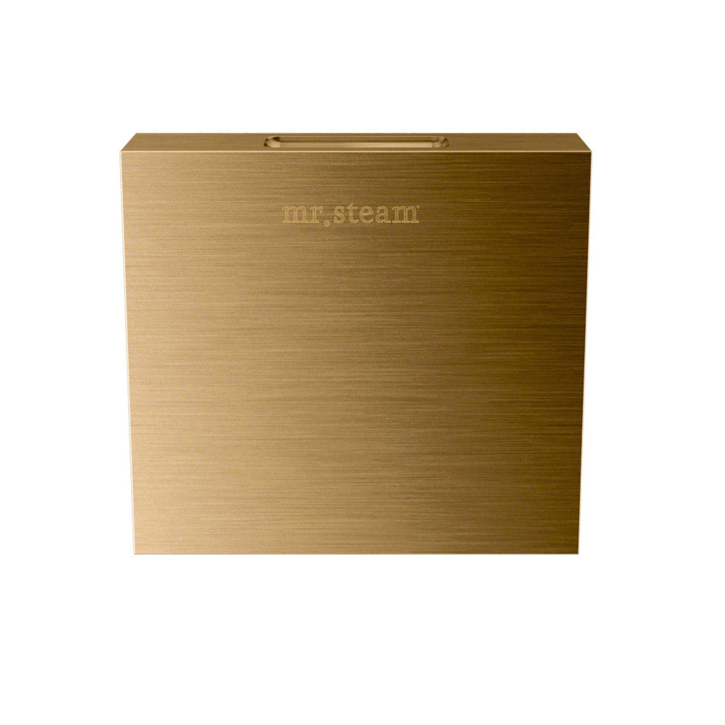 MrSteam Basic Butler 28" x 13" x 11" Steam Generator Control Kit Package in Square Brushed Bronze