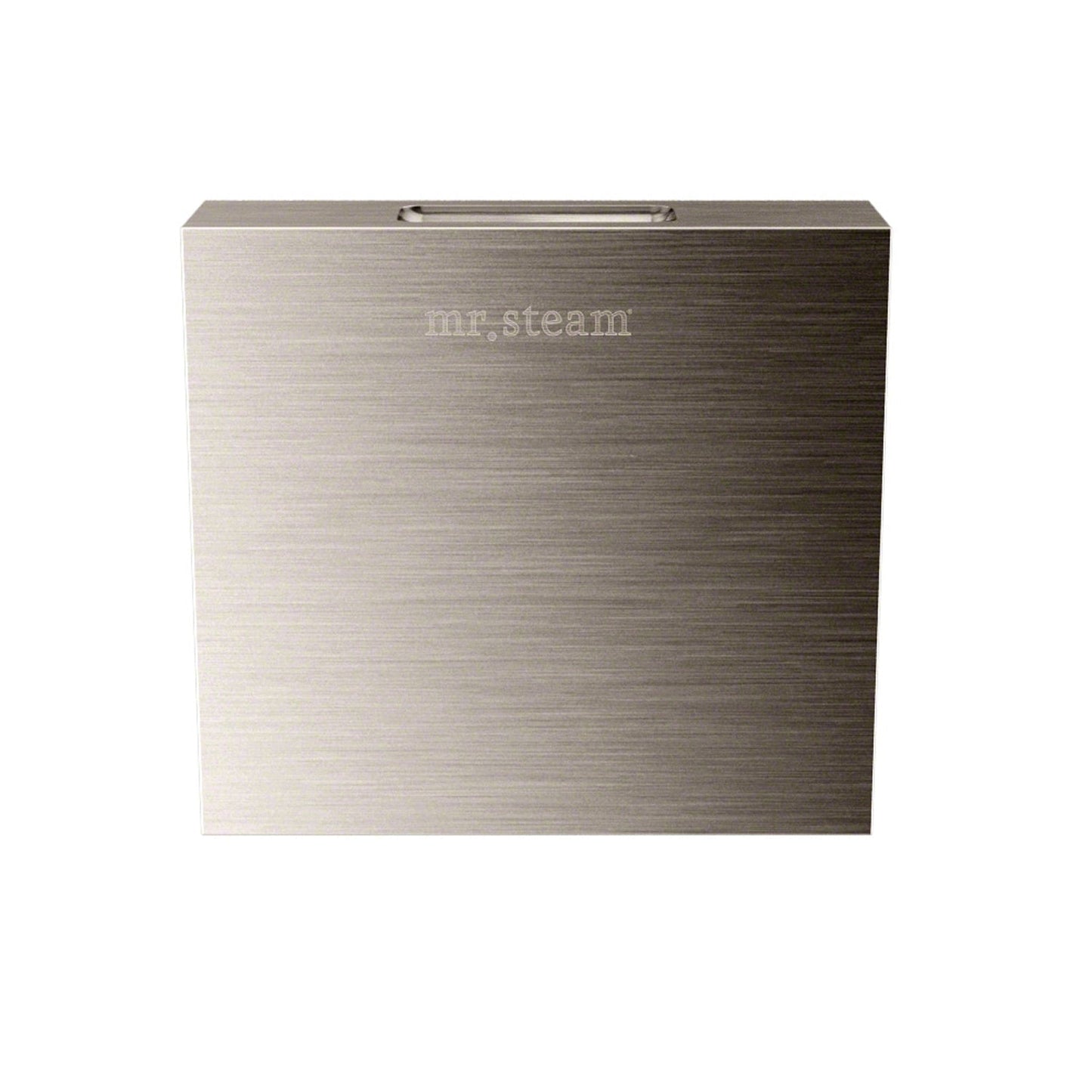 MrSteam Basic Butler 28" x 13" x 11" Steam Generator Control Kit Package in Square Brushed Nickel