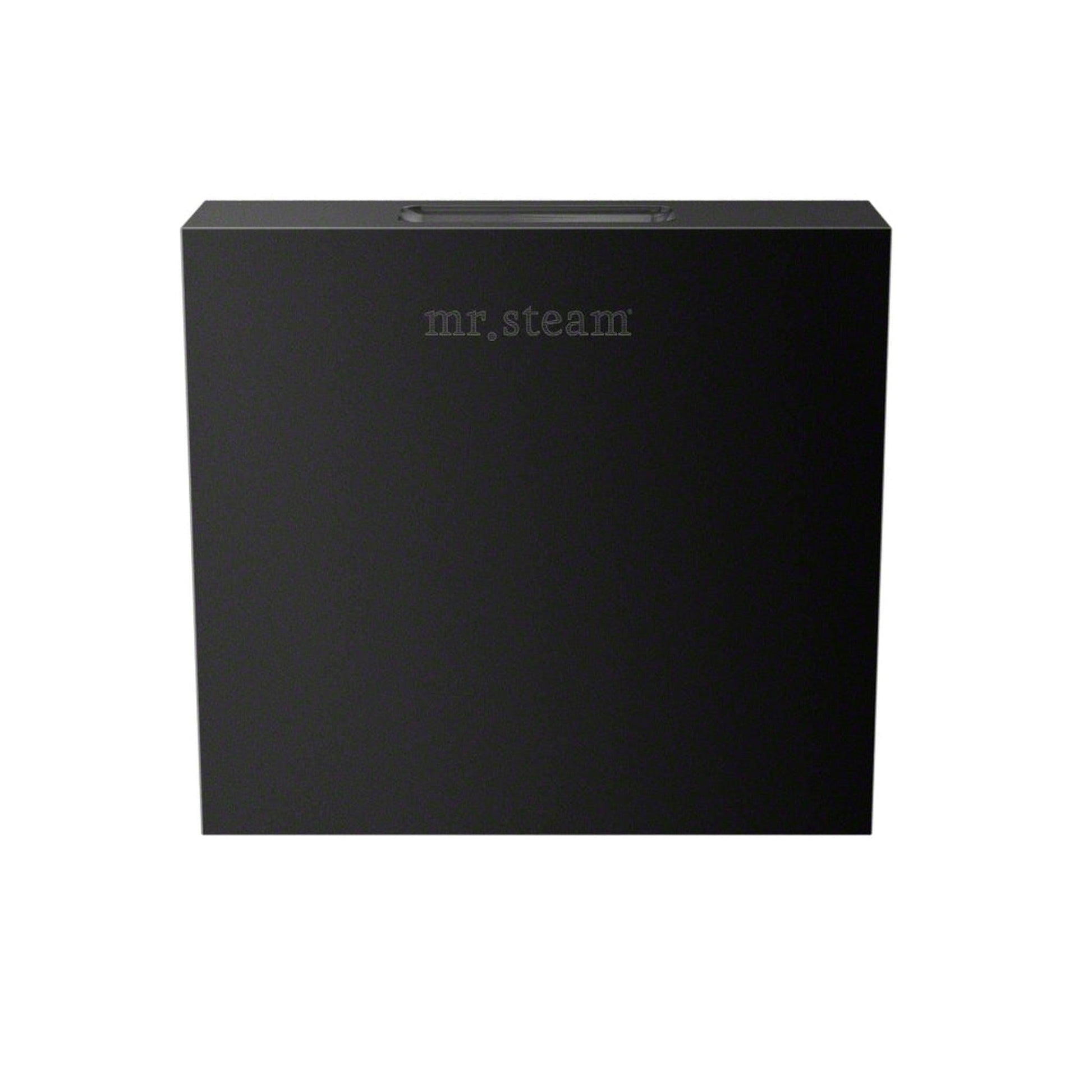 MrSteam Basic Butler 28" x 13" x 11" Steam Generator Control Kit Package in Square Matte Black