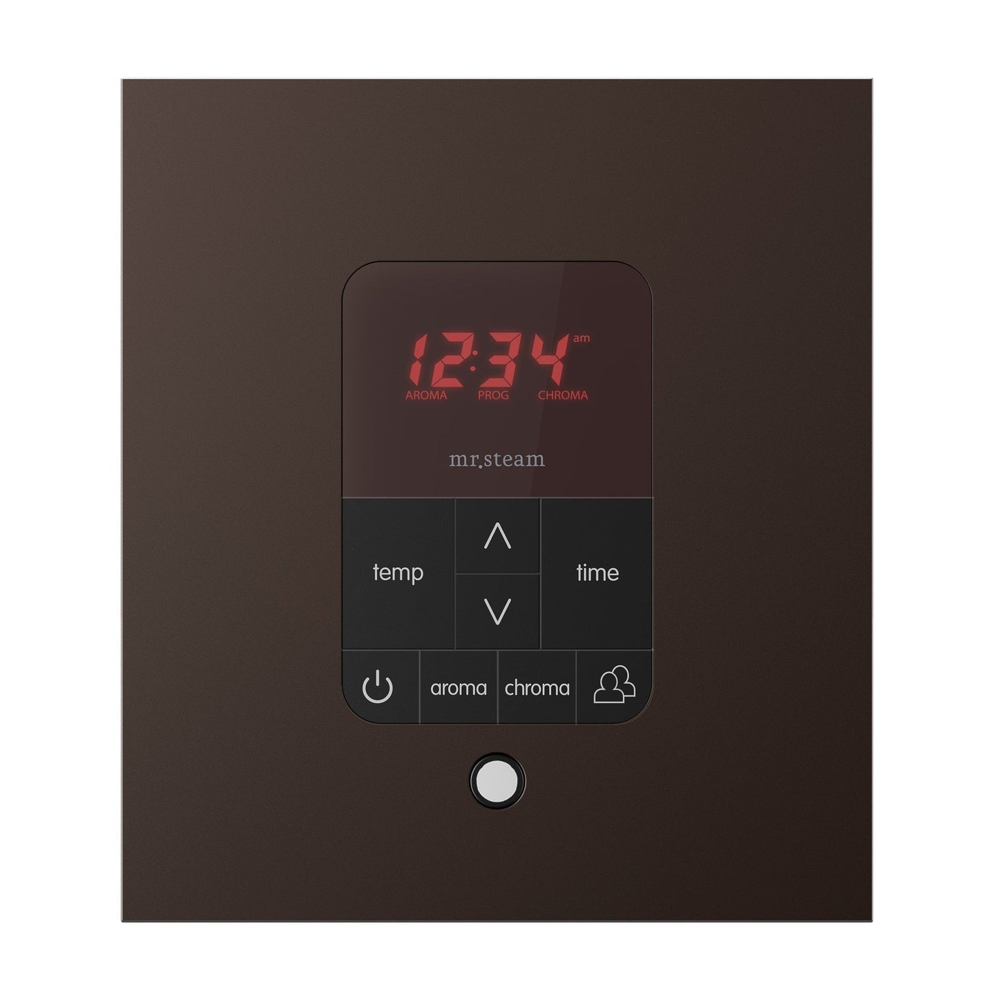 MrSteam Basic Butler 28" x 13" x 11" Steam Generator Control Kit Package in Square Oil Rubbed Bronze