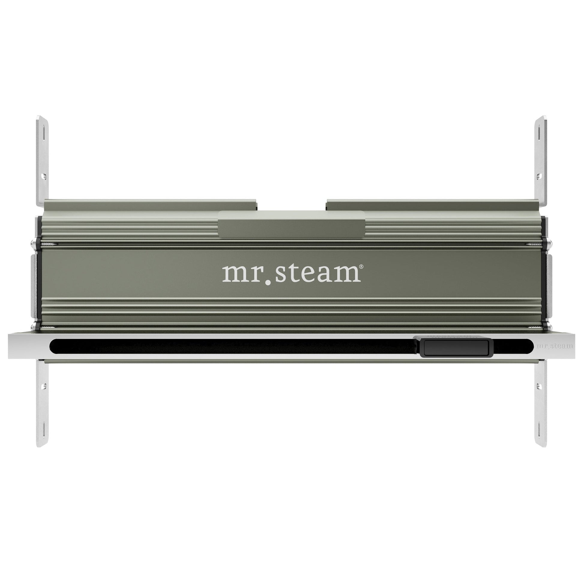 MrSteam Basic Butler Linear 28" × 13" × 11" Steam Generator Control Kit Package in Round Black