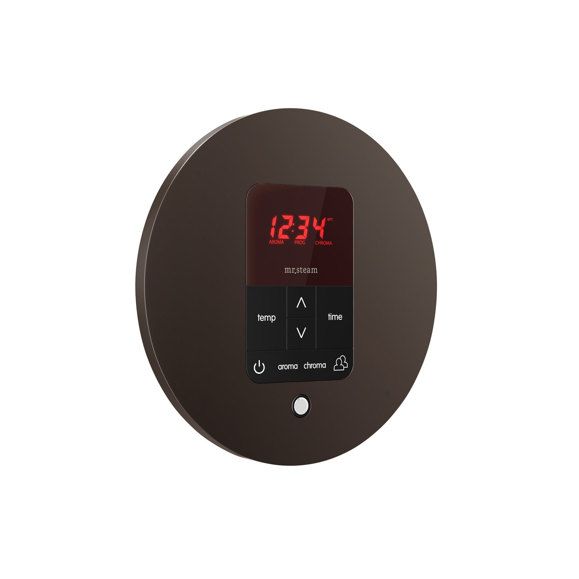 MrSteam Basic Butler Linear 28" x 13" x 11" Steam Generator Control Kit Package in Round Oil Rubbed Bronze
