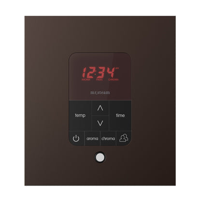 MrSteam Basic Butler Linear 28" x 13" x 11" Steam Generator Control Kit Package in Square Oil Rubbed Bronze