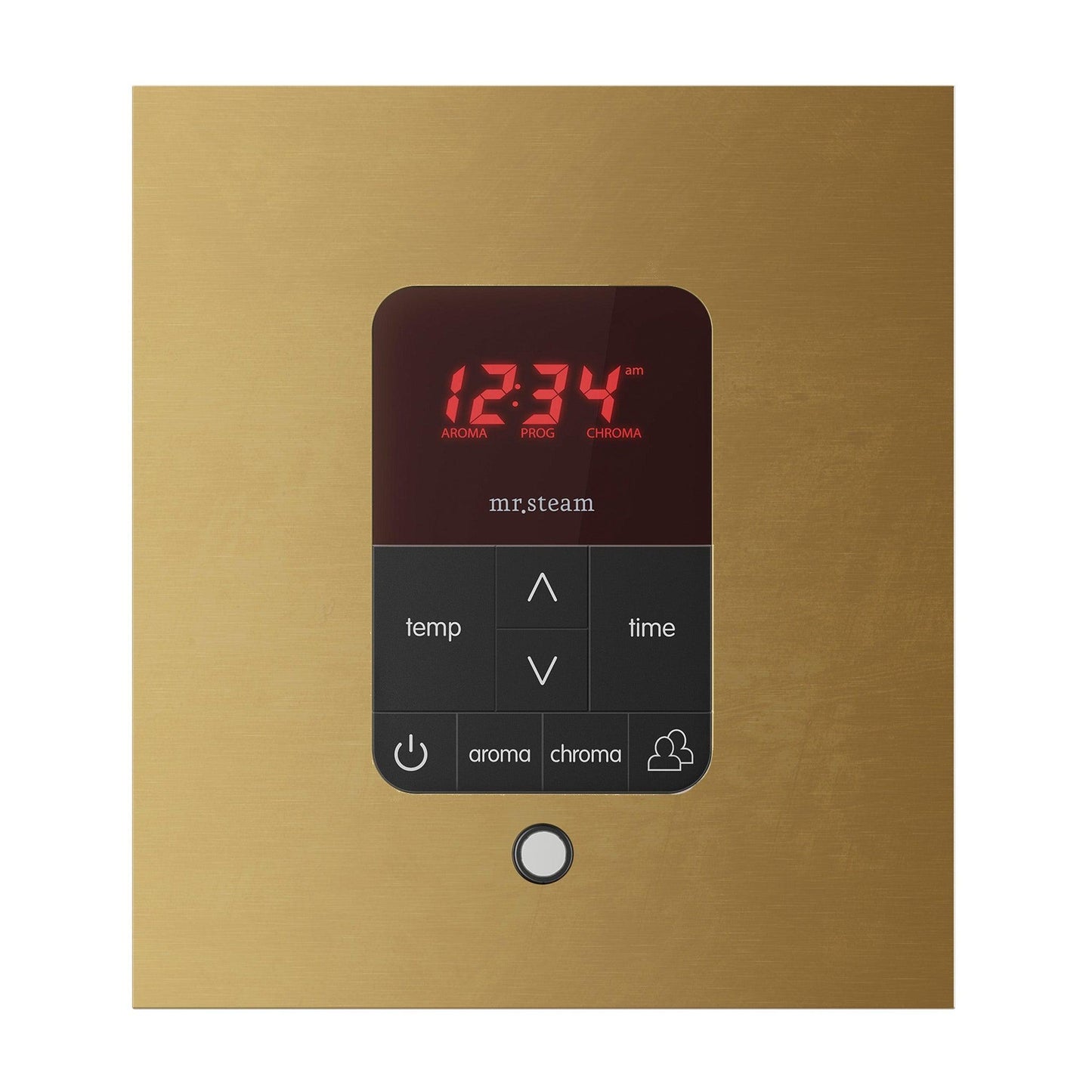 MrSteam Butler 28" x 13" x 11" Custom Plated Steam Generator Control Kit Package in Square with Autoflush, Condensation Pan, Steamlinx, Steamhead