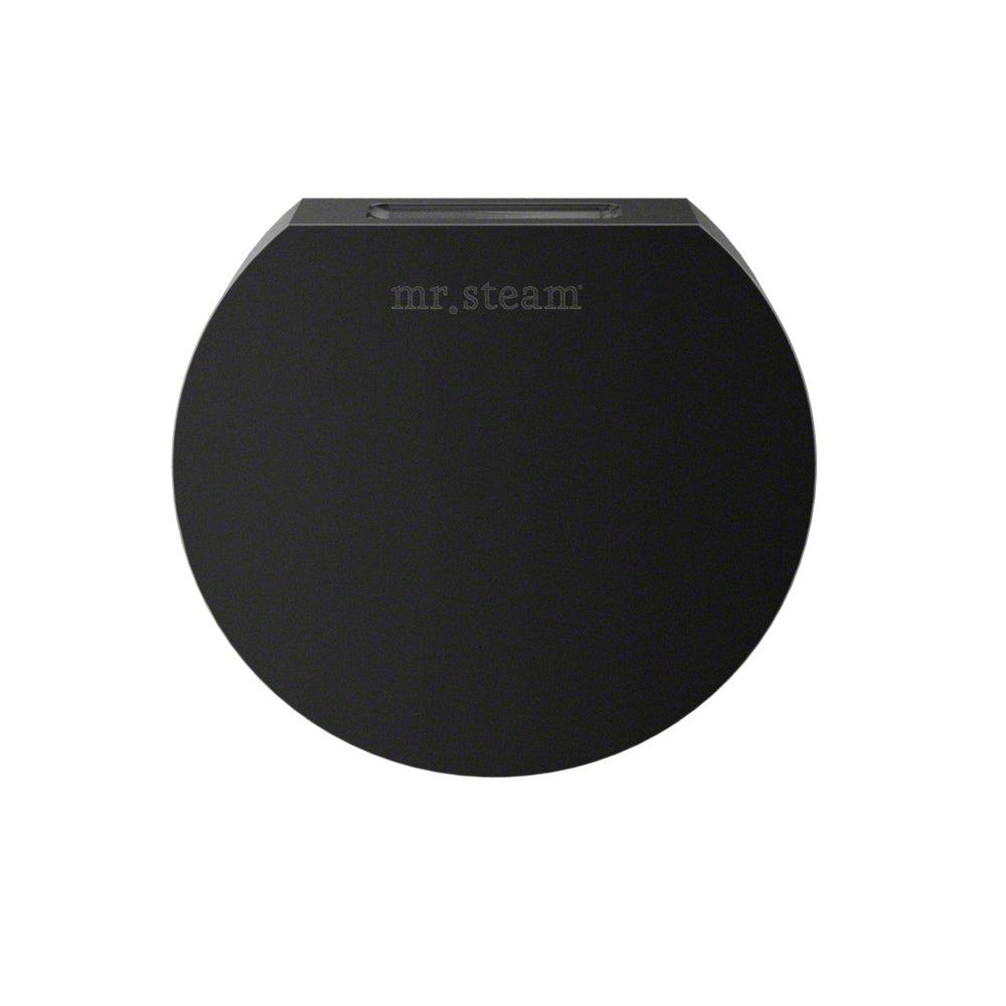 MrSteam Butler 28" x 13" x 11" Matte Black Steam Generator Control Kit Package in Round with Autoflush, Condensation Pan, Steamlinx, Steamhead