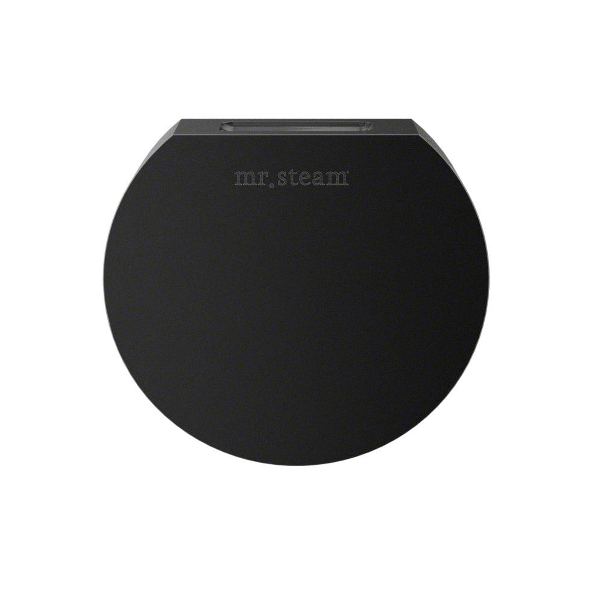MrSteam Butler 28" x 13" x 11" Matte Black Steam Generator Control Kit Package in Round with Autoflush, Condensation Pan, Steamlinx, Steamhead