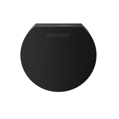MrSteam Butler 28" x 13" x 11" Matte Black Steam Generator Control Kit Package in Round with Autoflush, Condensation Pan, Steamlinx, Steamhead