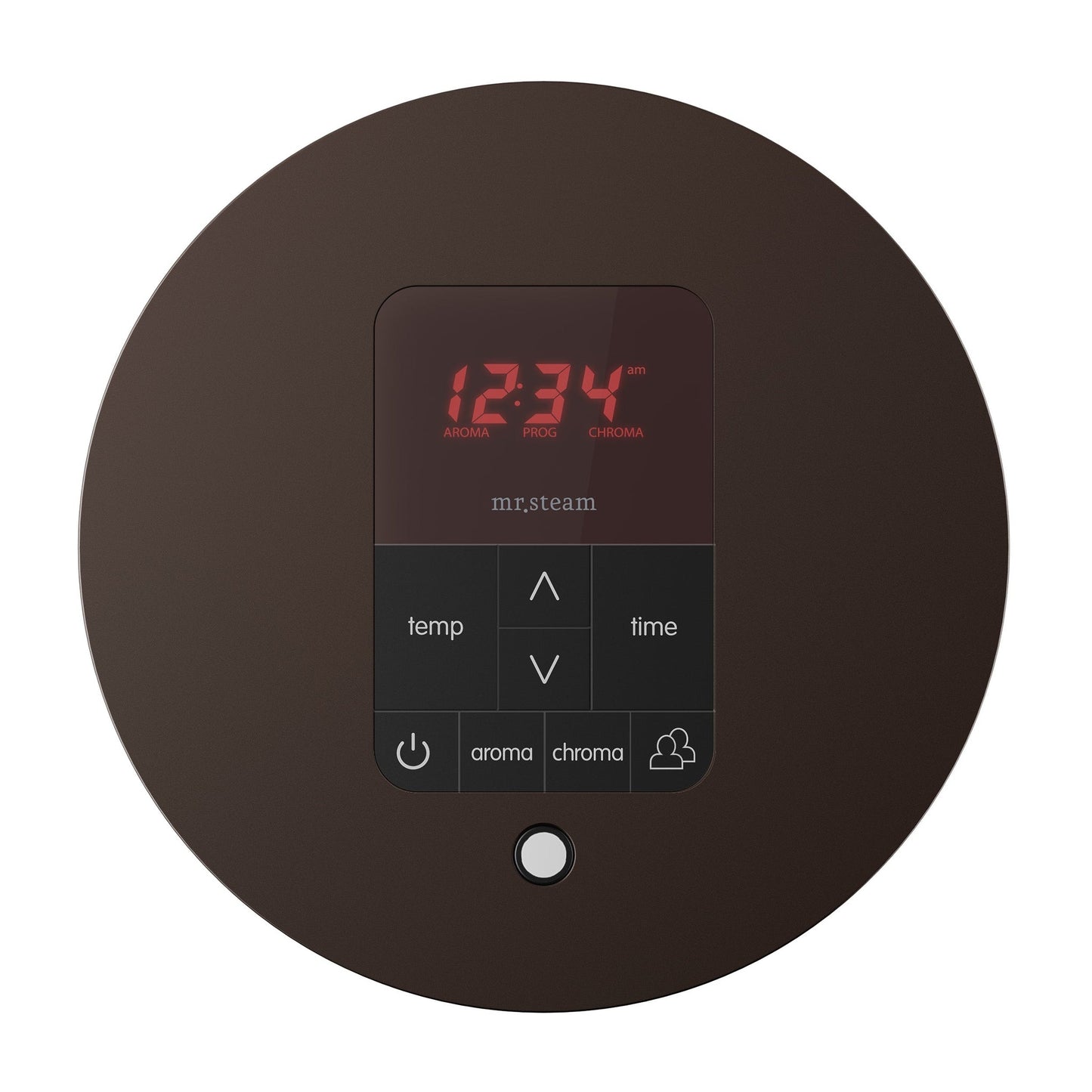 MrSteam Butler 28" x 13" x 11" Oil Rubbed Bronze Steam Generator Control Kit Package in Round with Autoflush, Condensation Pan, Steamlinx, Steamhead