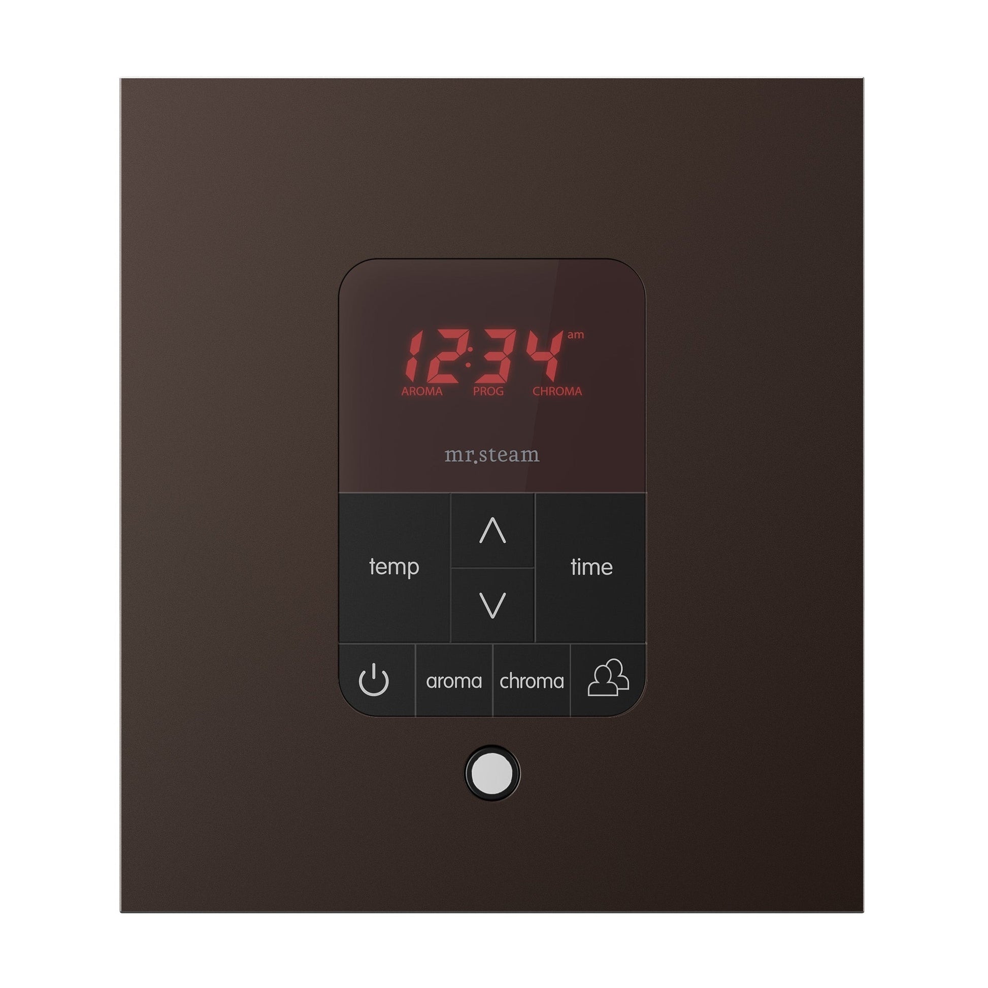 MrSteam Butler 28" x 13" x 11" Oil Rubbed Bronze Steam Generator Control Kit Package in Square with Autoflush, Condensation Pan, Steamlinx, Steamhead