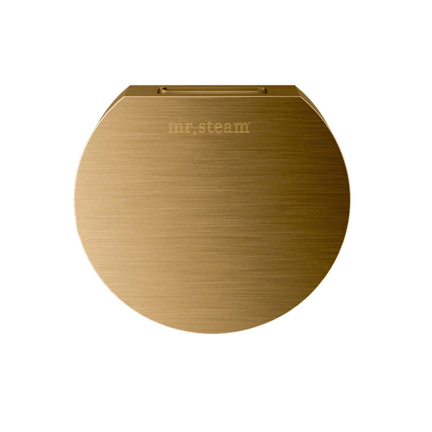 MrSteam Butler 36 x 12 x 12 Brushed Bronze Max Steam Generator Control Kit Package in Round with Autoflush, Condensation Pan, Steamlinx, Steamhead