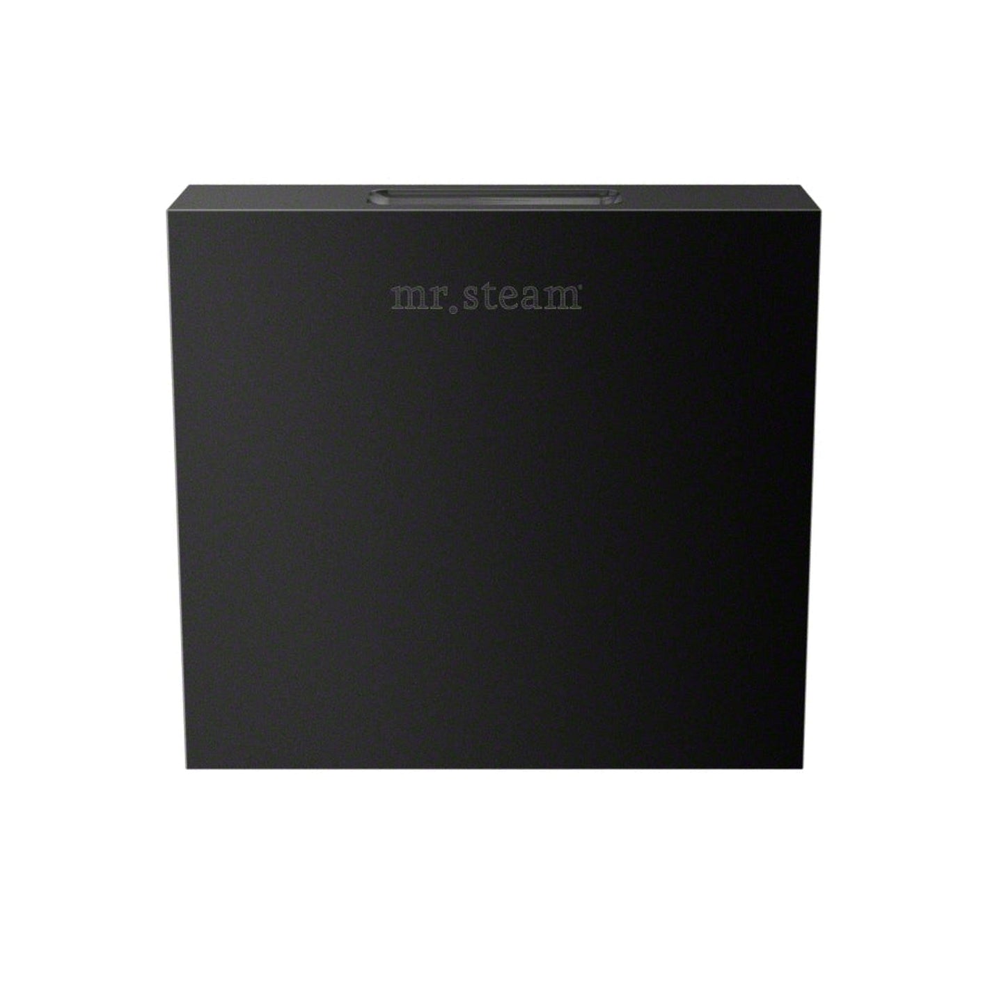 MrSteam Butler 36 x 12 x 12 Matte Black Max Steam Generator Control Kit Package in Square with Autoflush, Condensation Pan, Steamlinx, Steamhead