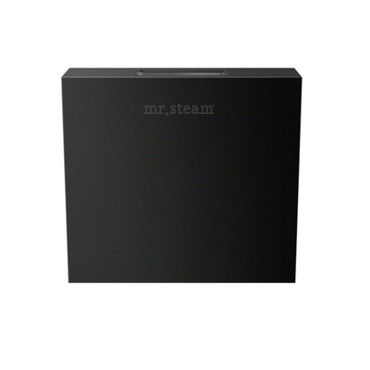 MrSteam Butler 36 x 12 x 12 Matte Black Max Steam Generator Control Kit Package in Square with Autoflush, Condensation Pan, Steamlinx, Steamhead