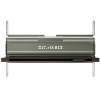 MrSteam Butler 36" x 12" x 12" Max Linear Steam Generator Control Kit Package in Square Oil Rubbed Bronze with Autoflush, Condensation Pan, Steamlinx, Steamhead