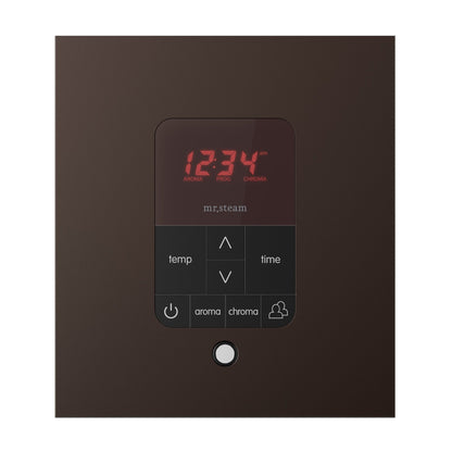 MrSteam Butler 36 x 12 x 12 Oil Rubbed Bronze Max Steam Generator Control Kit Package in Square with Autoflush, Condensation Pan, Steamlinx, Steamhead
