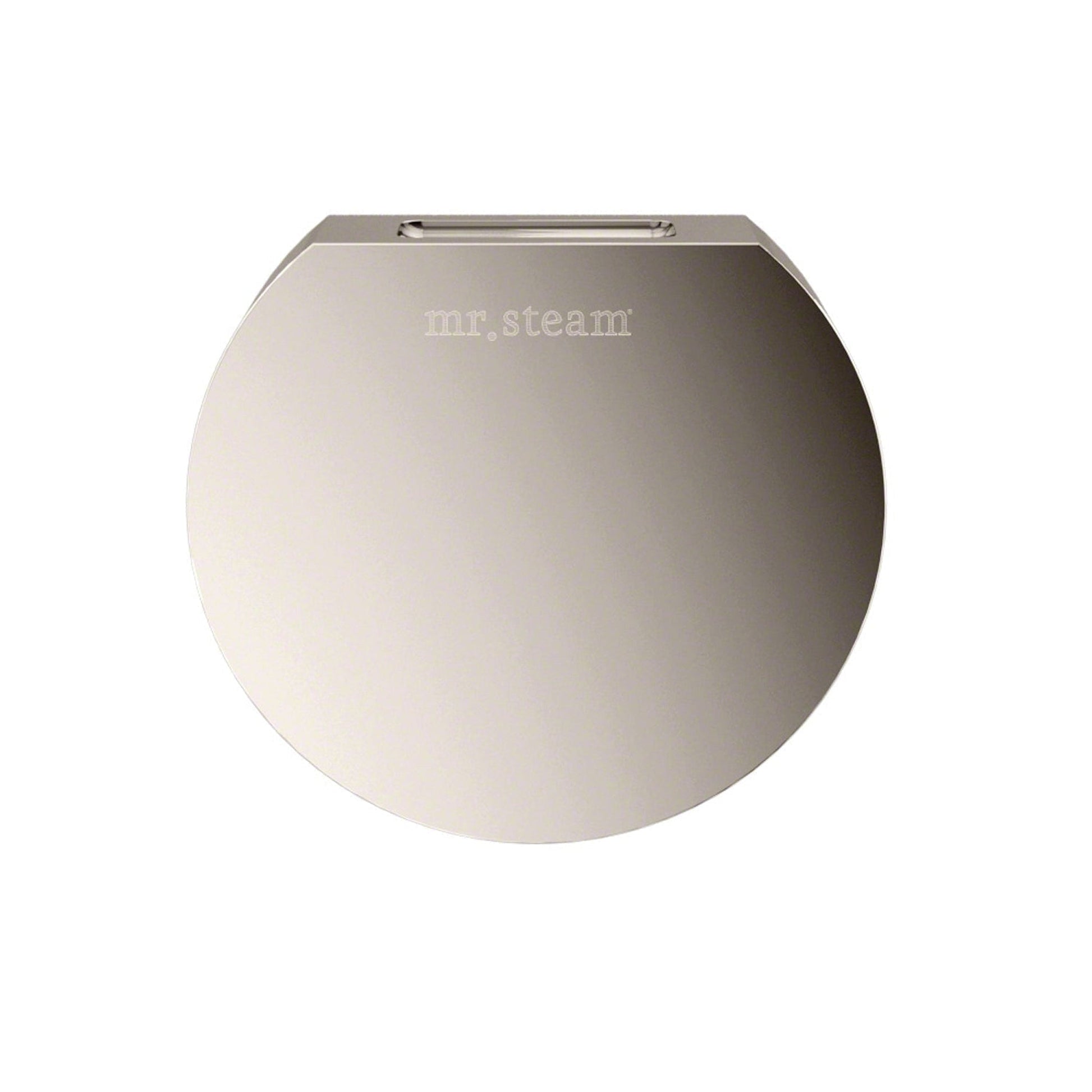 MrSteam Butler 36 x 12 x 12 Polished Nickel Max Steam Generator Control Kit Package in Round with Autoflush, Condensation Pan, Steamlinx, Steamhead