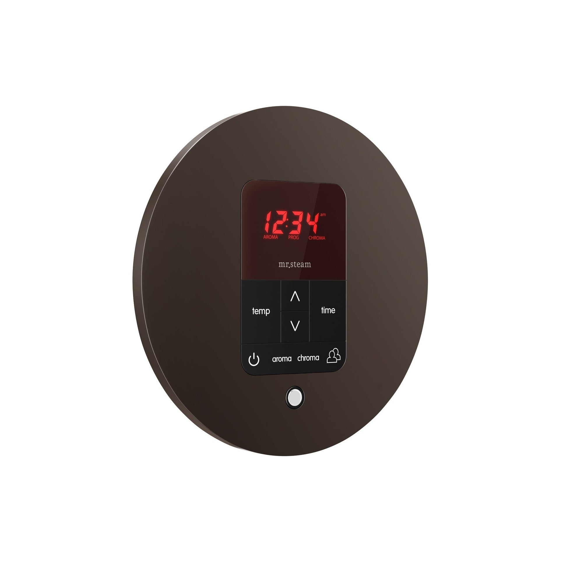 MrSteam Butler Linear 28" x 13" x 11" Steam Generator Control Kit Package in Round Oil Rubbed Bronze with Autoflush, Condensation Pan, Steamlinx, Steamhead