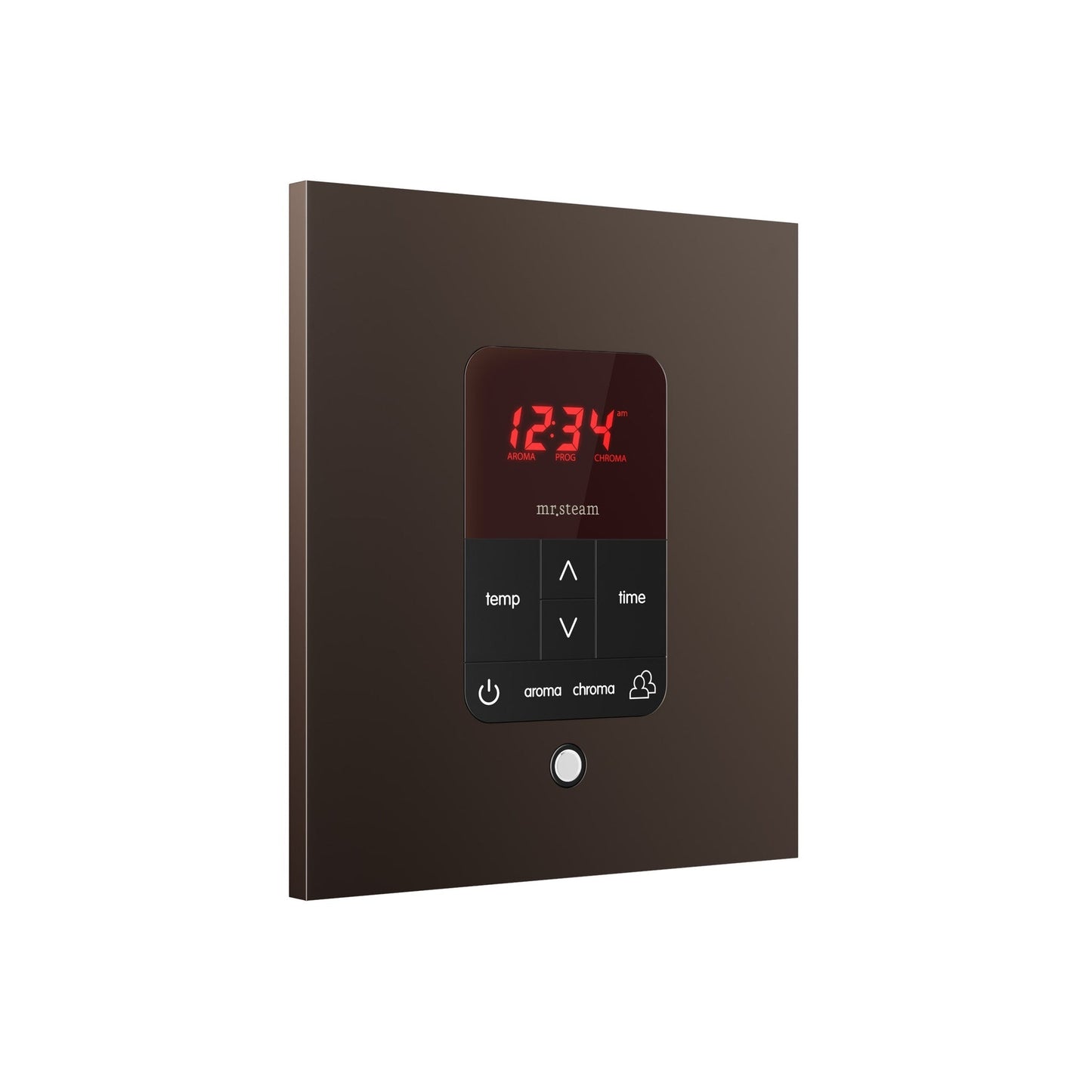 MrSteam Butler Linear 28" x 13" x 11" Steam Generator Control Kit Package in Square Oil Rubbed Bronze with Autoflush, Condensation Pan, Steamlinx, Steamhead