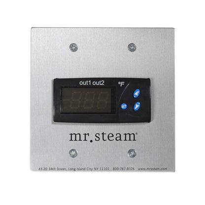 MrSteam Commercial CU1 Generator Package 18 kW 600 V with Digital 1 Control Package and Blowdown Tank & Steamhead