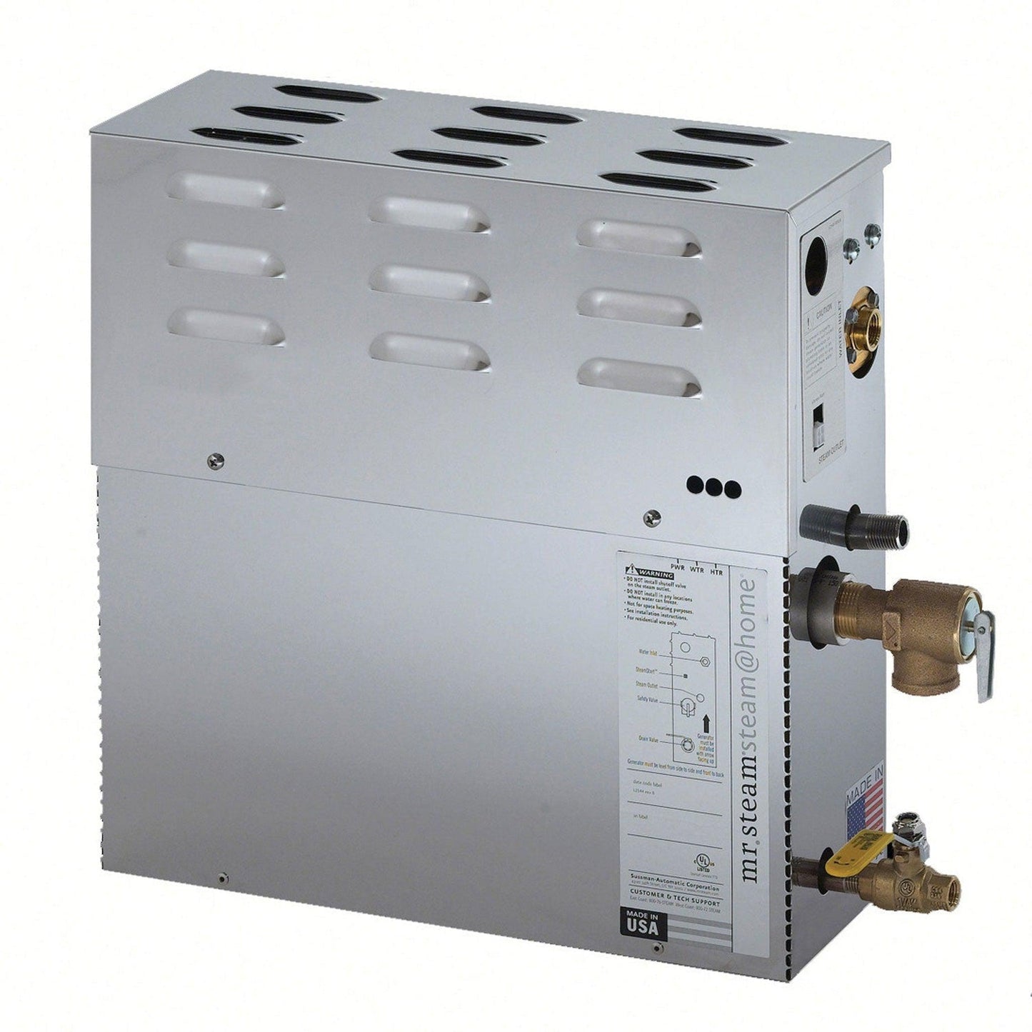 MrSteam Home 14" x 7" x 15" 3 kW Steam Bath Generator at 240 V