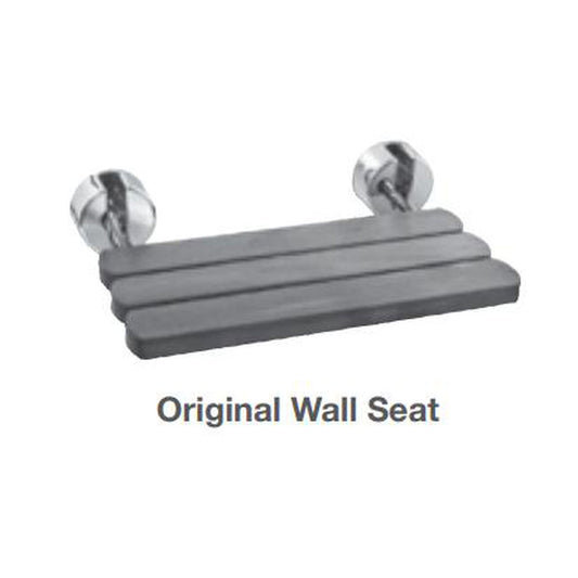 MrSteam MS Wallseat Brushed Nickel Bracket Set