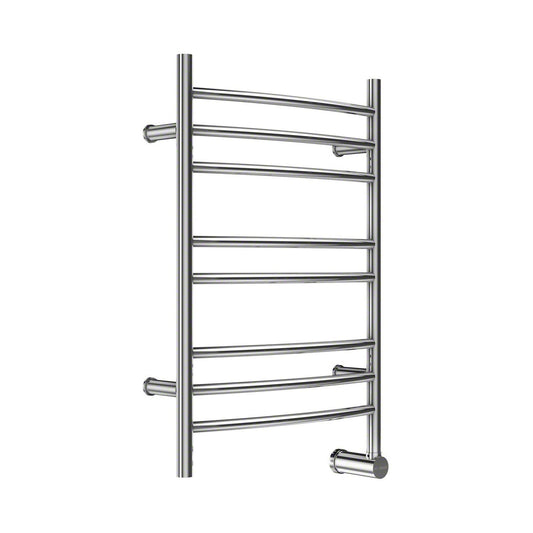 MrSteam Metro Collection 31" x 20" x 5" Stainless Steel Brushed in 8-Bar Wall-Mounted Electric Towel Warmer with Digital Timer