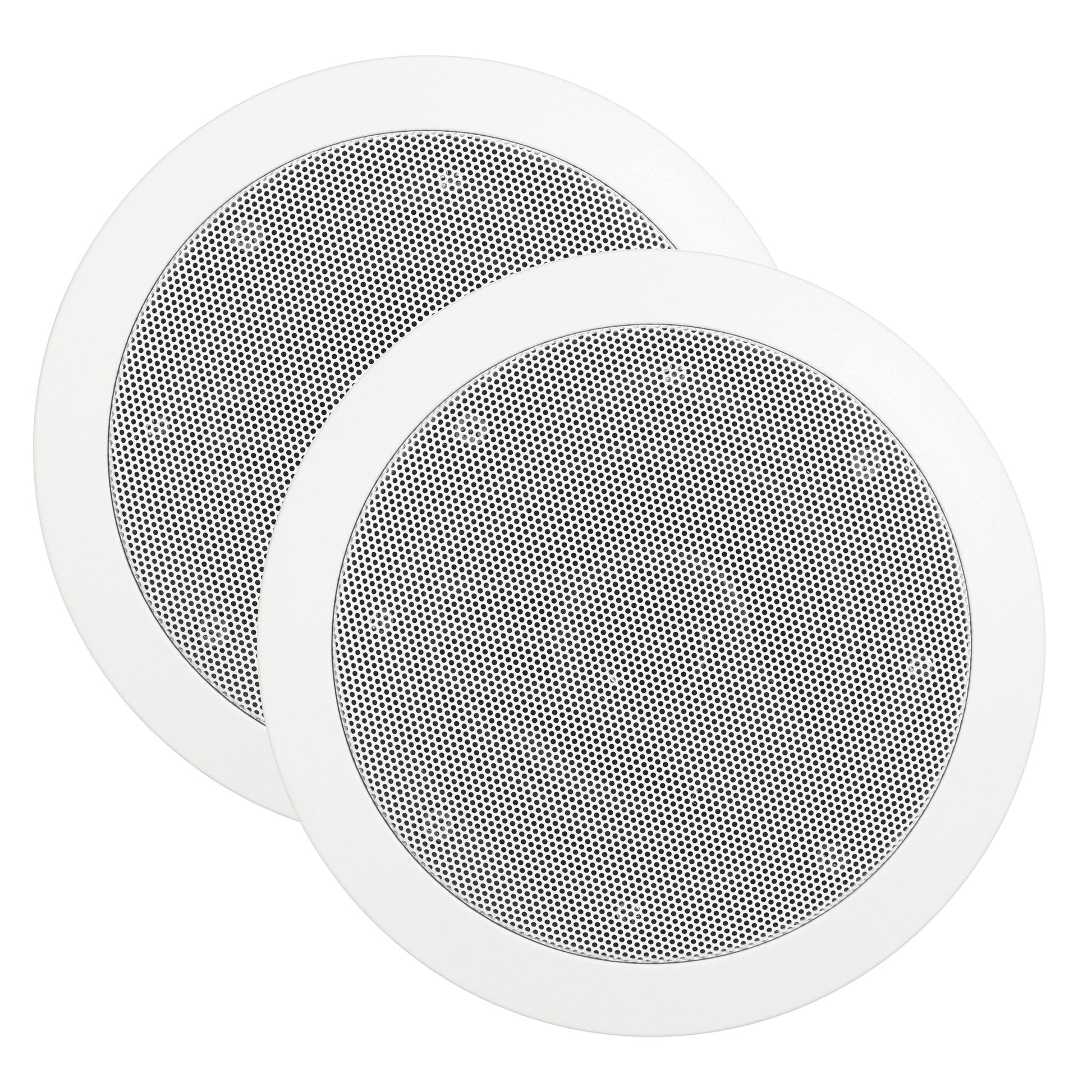 MrSteam MusicTherapy White in Round Audio Speakers With Powerful Bass