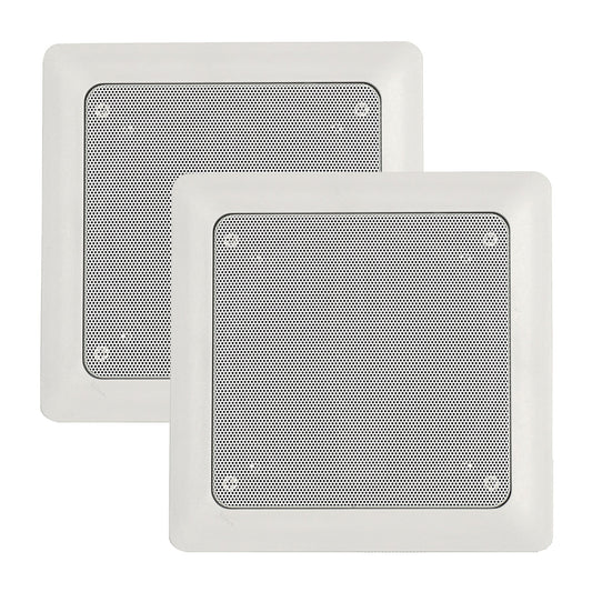 MrSteam MusicTherapy White in Square Audio Speakers With Powerful Bass