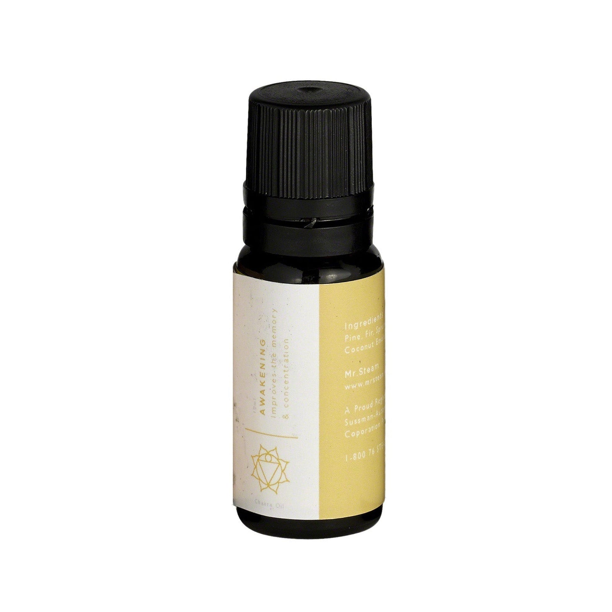 MrSteam Yellow Awakening 10 ml Chakra Oil For Use With SteamHead and Towel Warmer Wells