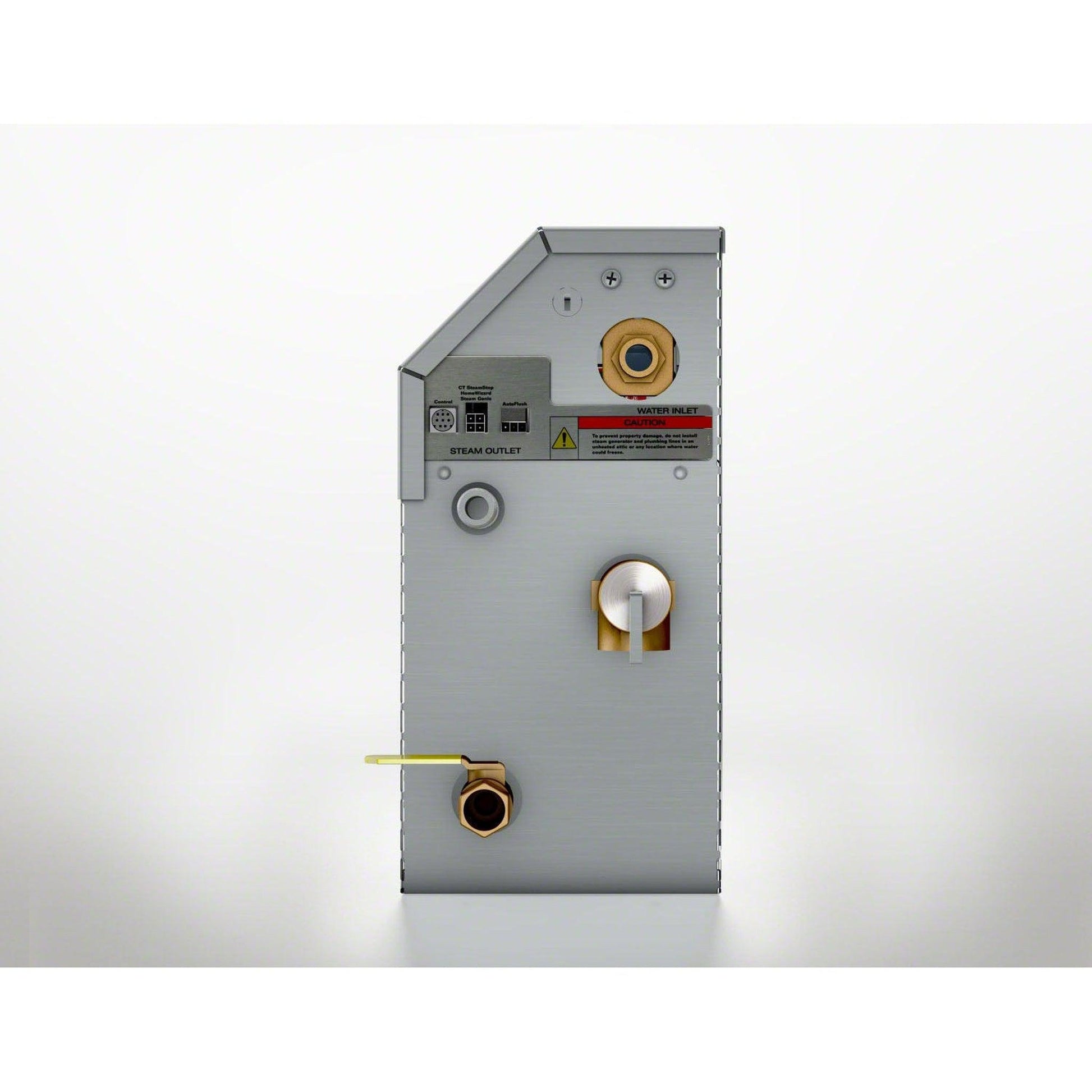 MrSteam e-SERIES 25" x 8" x 21" 24 kW Stainless Steel Steam Bath Generator at 240 V