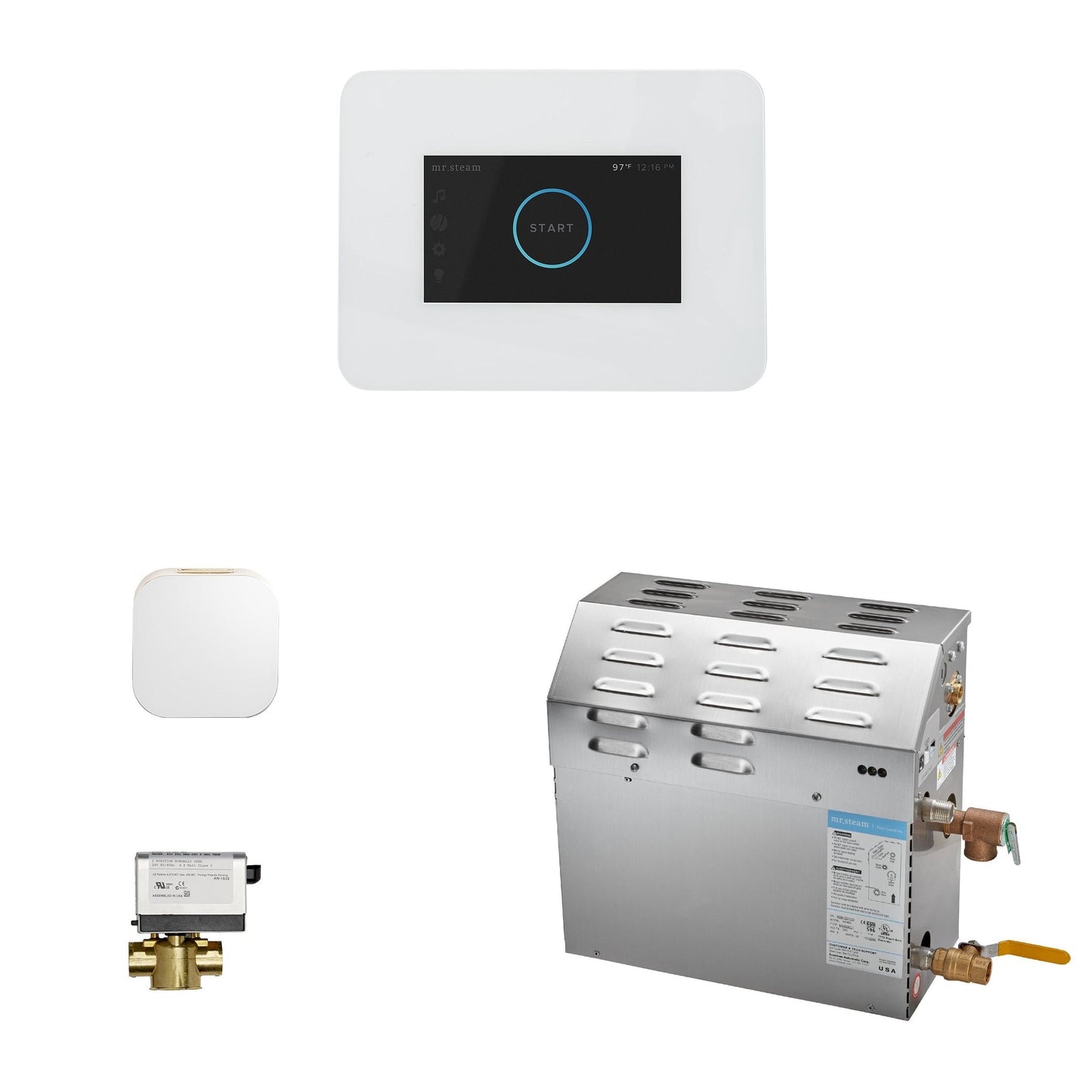 MrSteam e-SERIES MS225EC1 7 kW Steam Bath Generator With iSteam 3 Control & AutoFlush