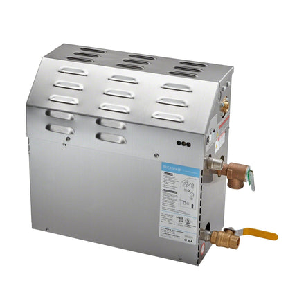 MrSteam e-SERIES MS225EC1 7 kW Steam Bath Generator With iTempo Polished Chrome Control