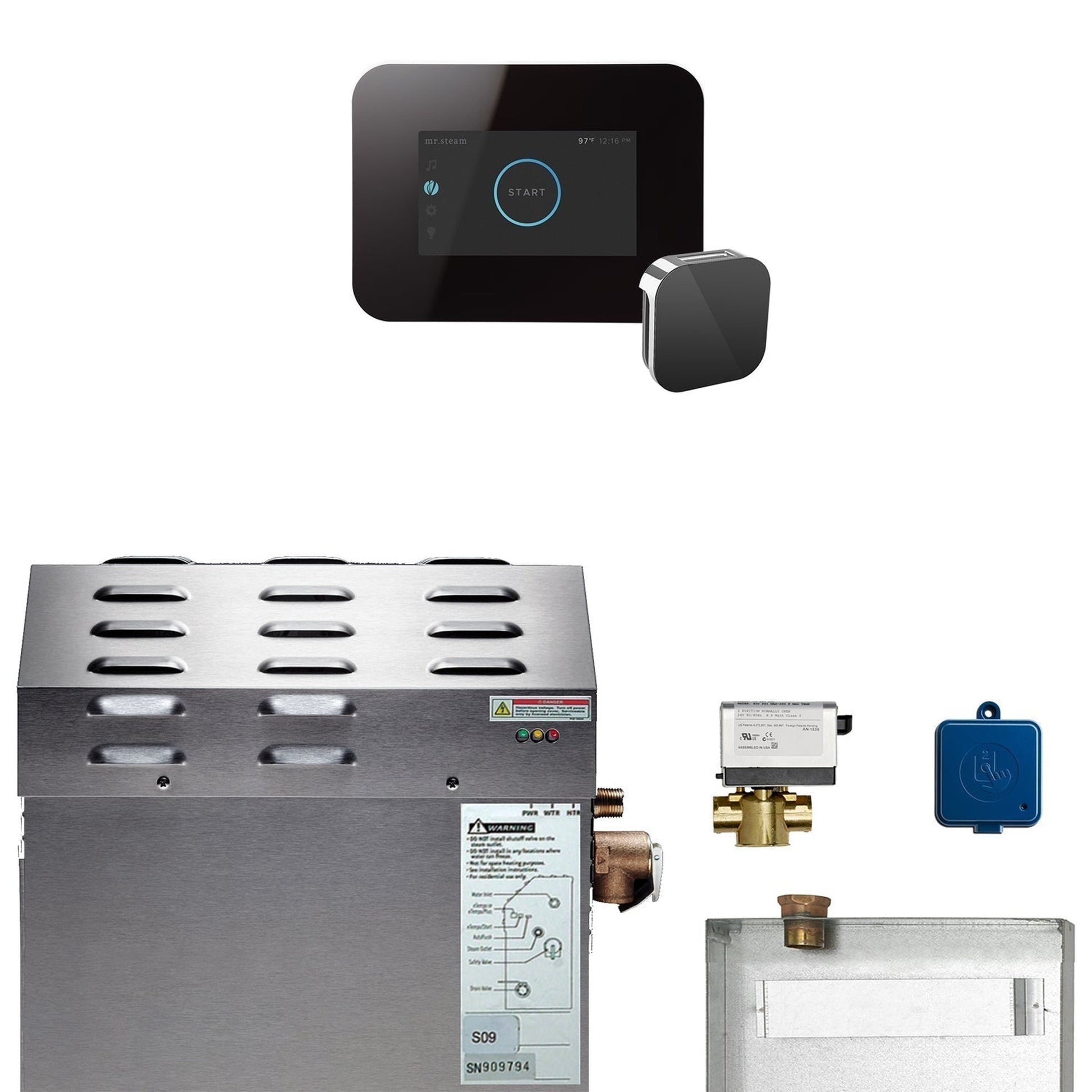 MrSteam e-SERIES MS400EC1 9 kW Steam Generator Incl iSteam3 Control With iButler Package