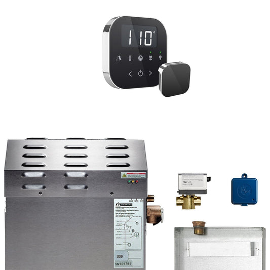 MrSteam e-SERIES MSSUPER3EC1 15 kW Steam Generator Incl AirTempo Polished Chrome Control With AirButler Package