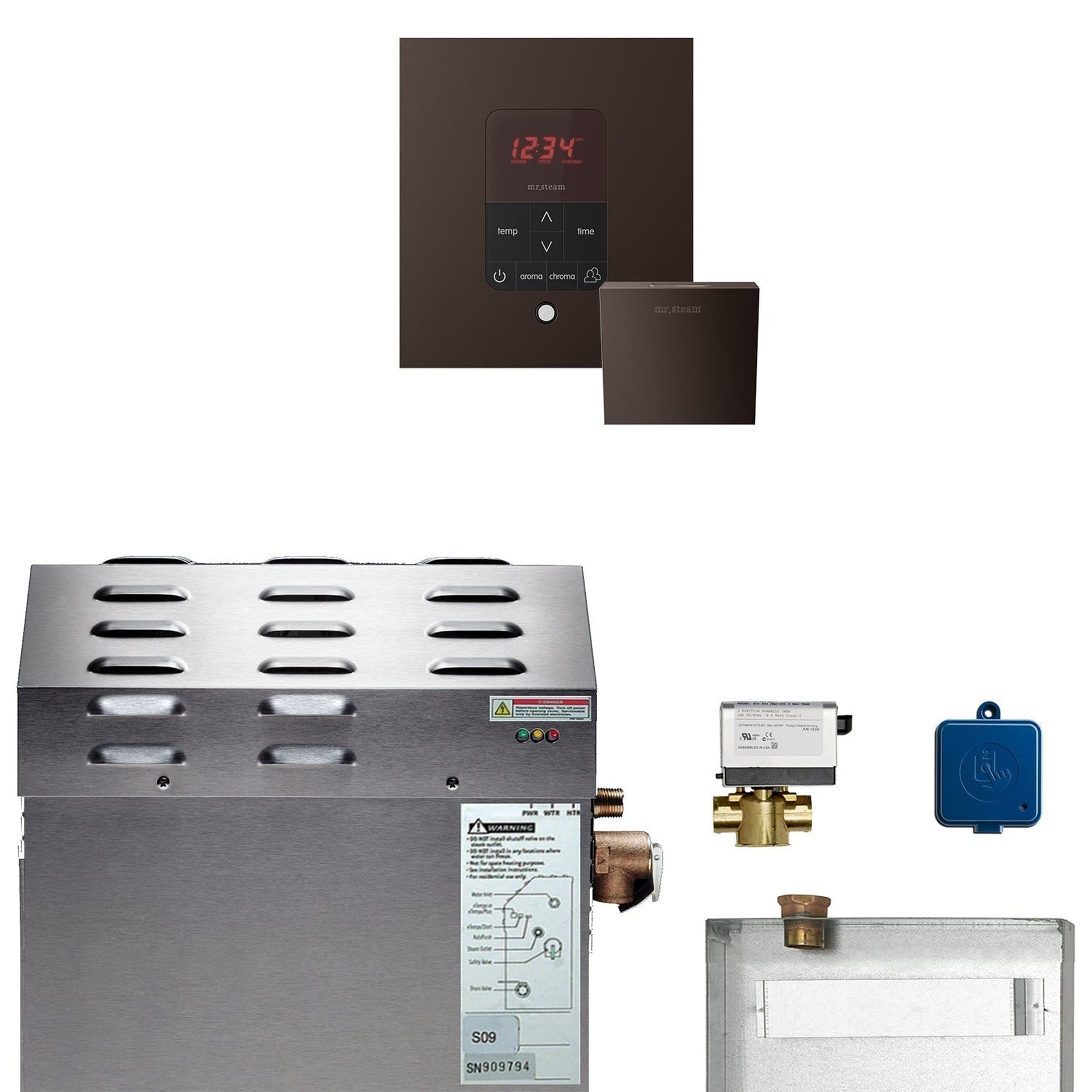 MrSteam e-SERIES MSSUPER3EC1 15 kW Steam Generator Incl iTempoPlus Control With Butler Package