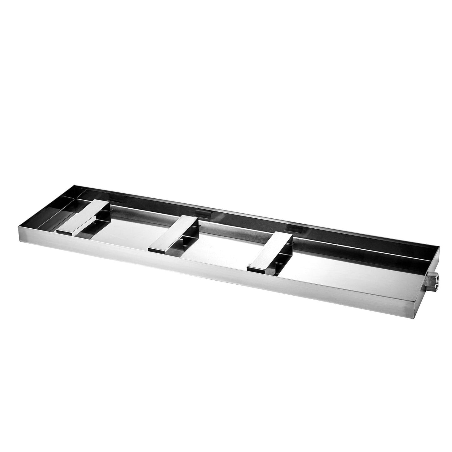 MrSteam iButler Max 36" x 12 x 12 Brushed Nickel Linear Steam Generator Control Kit Package in Black with Autoflush, Condensation Pan, Steamlinx, Steamhead