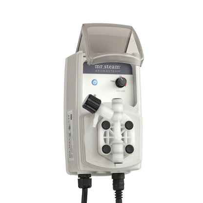 MrSteam iDream 36" x 24" x 18" White Max Linear Brushed Nickel Steam Generator Control Kit Package