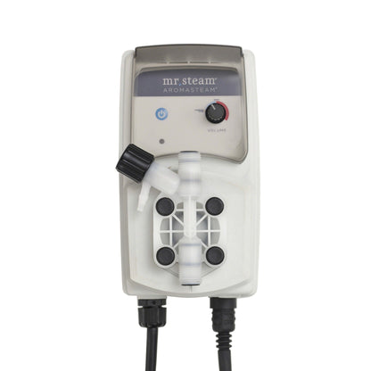 MrSteam iDream 36" x 24" x 18" White Max Linear Brushed Nickel Steam Generator Control Kit Package