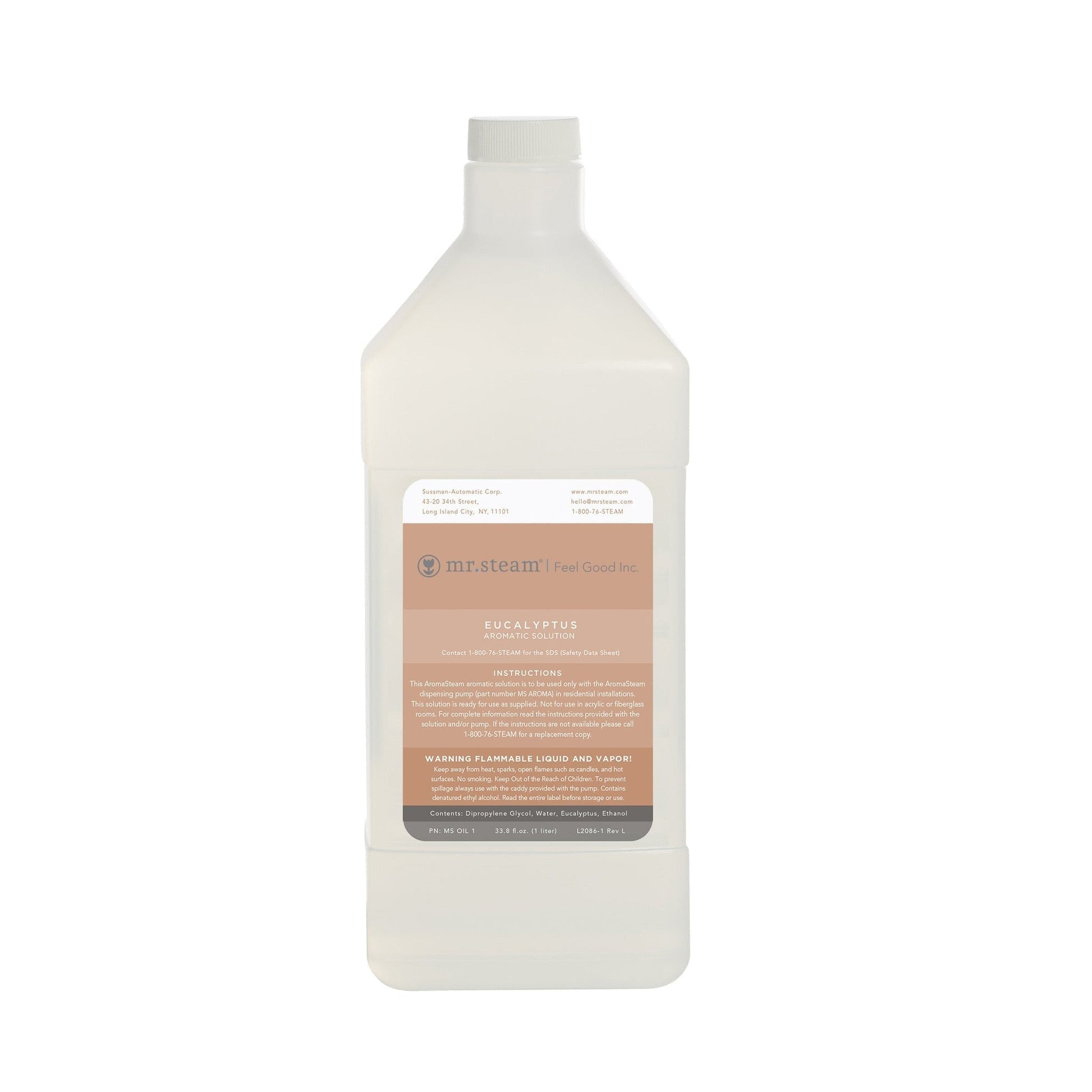 MrSteam iDream 36" x 24" x 18" White in Max Linear Satin Brass Steam Generator Control Kit Package
