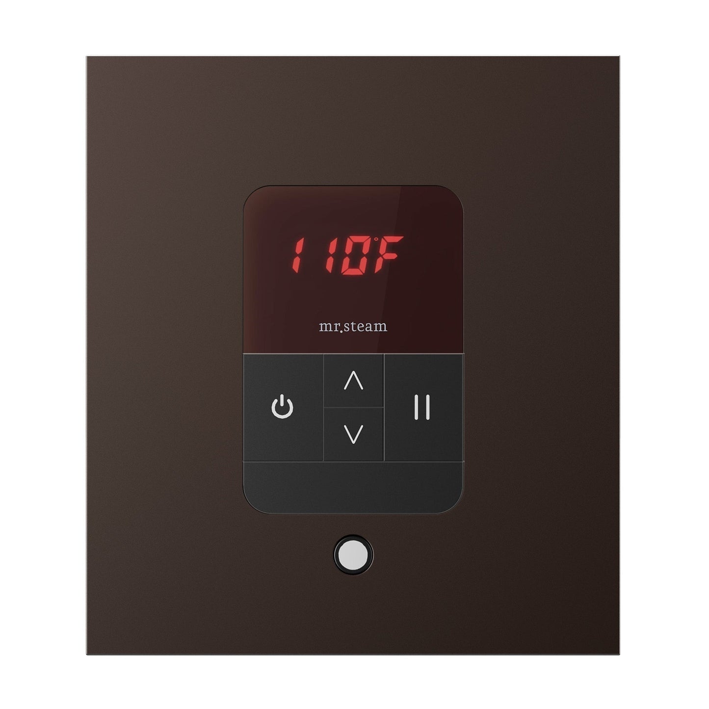 MrSteam iTempo 5" x 5" x 1" Oil Rubbed Bronze in Square Steam Shower Control