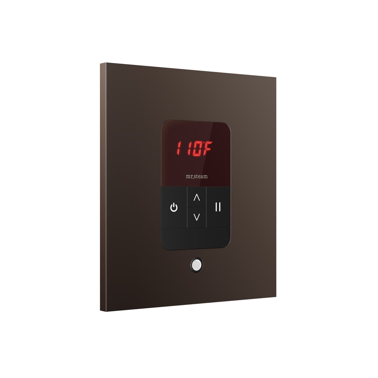 MrSteam iTempo 5" x 5" x 1" Oil Rubbed Bronze in Square Steam Shower Control