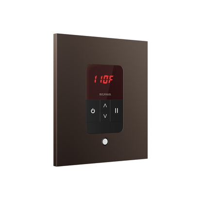 MrSteam iTempo 5" x 5" x 1" Oil Rubbed Bronze in Square Steam Shower Control