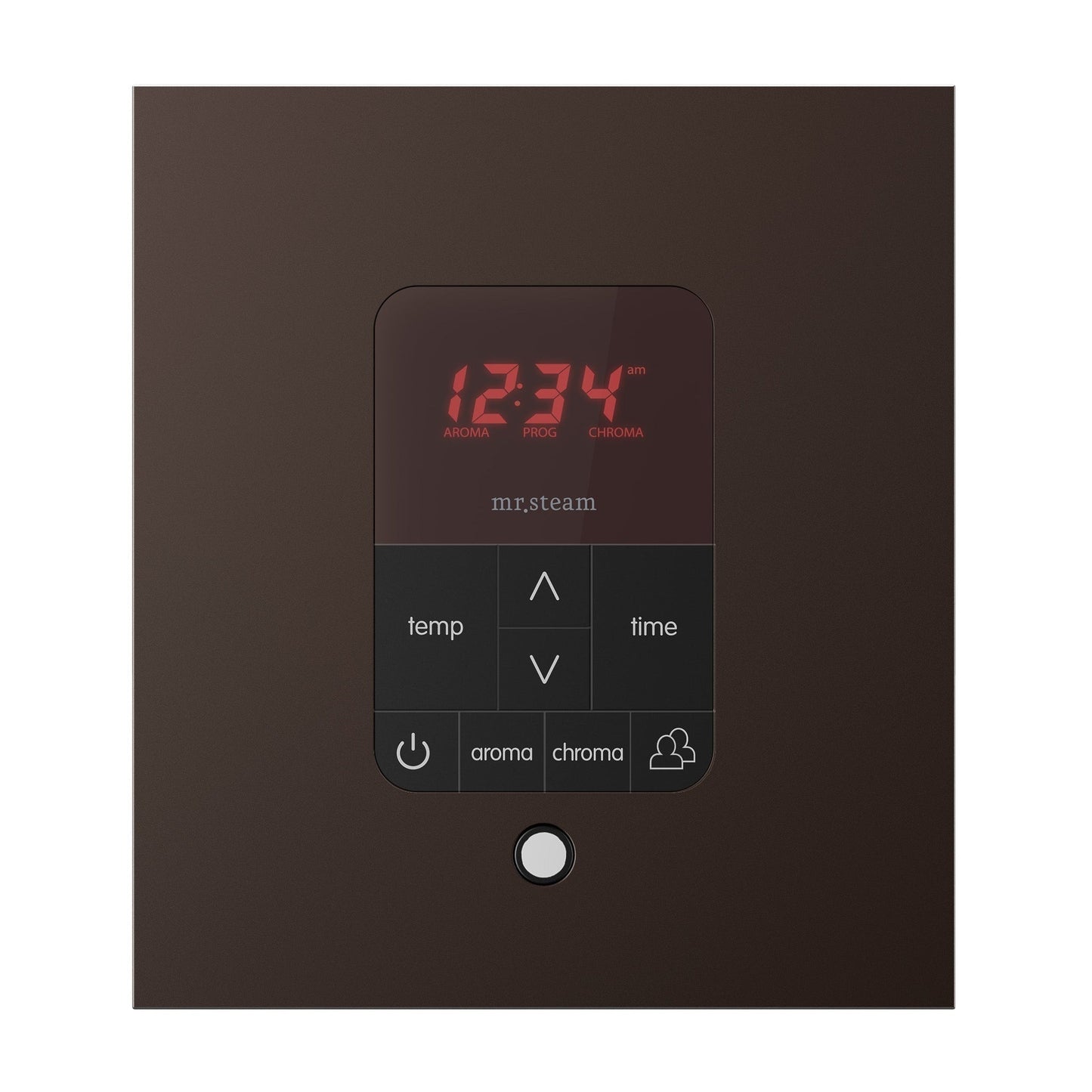 MrSteam iTempoPlus 5" x 4" x 1" Oil Rubbed Bronze in Square Steam Shower Control