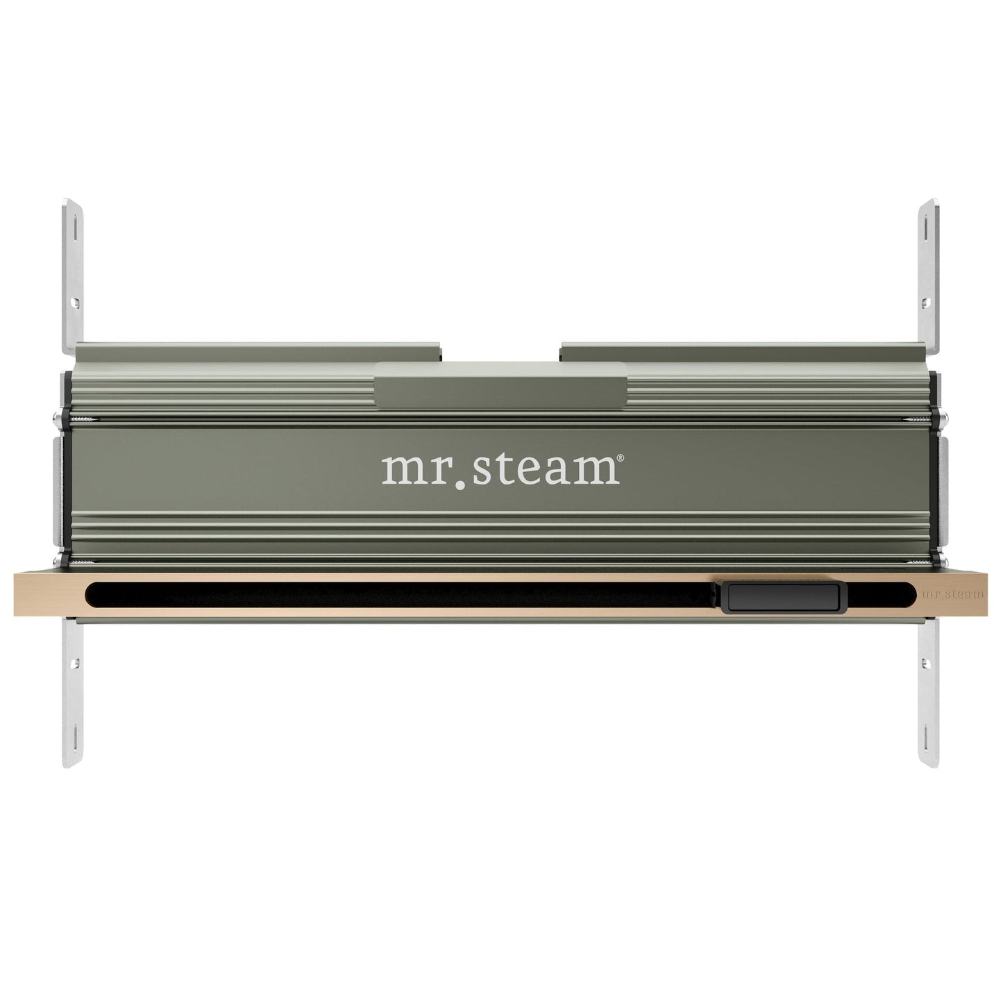 Mr.Steam 28" × 13" × 11" AirButler Linear Steam Generator Control Kit / Package in Black Brushed Nickel