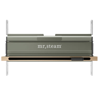 Mr.Steam 28" × 13" × 11" AirButler® Linear Steam Generator Control Kit / Package in Black Polished Nickel