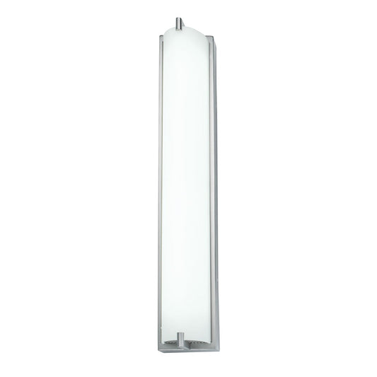 Norwell Lighting Alto 24" Brushed Nickel LED ADA Sconce With Matte Opal Glass Diffuser