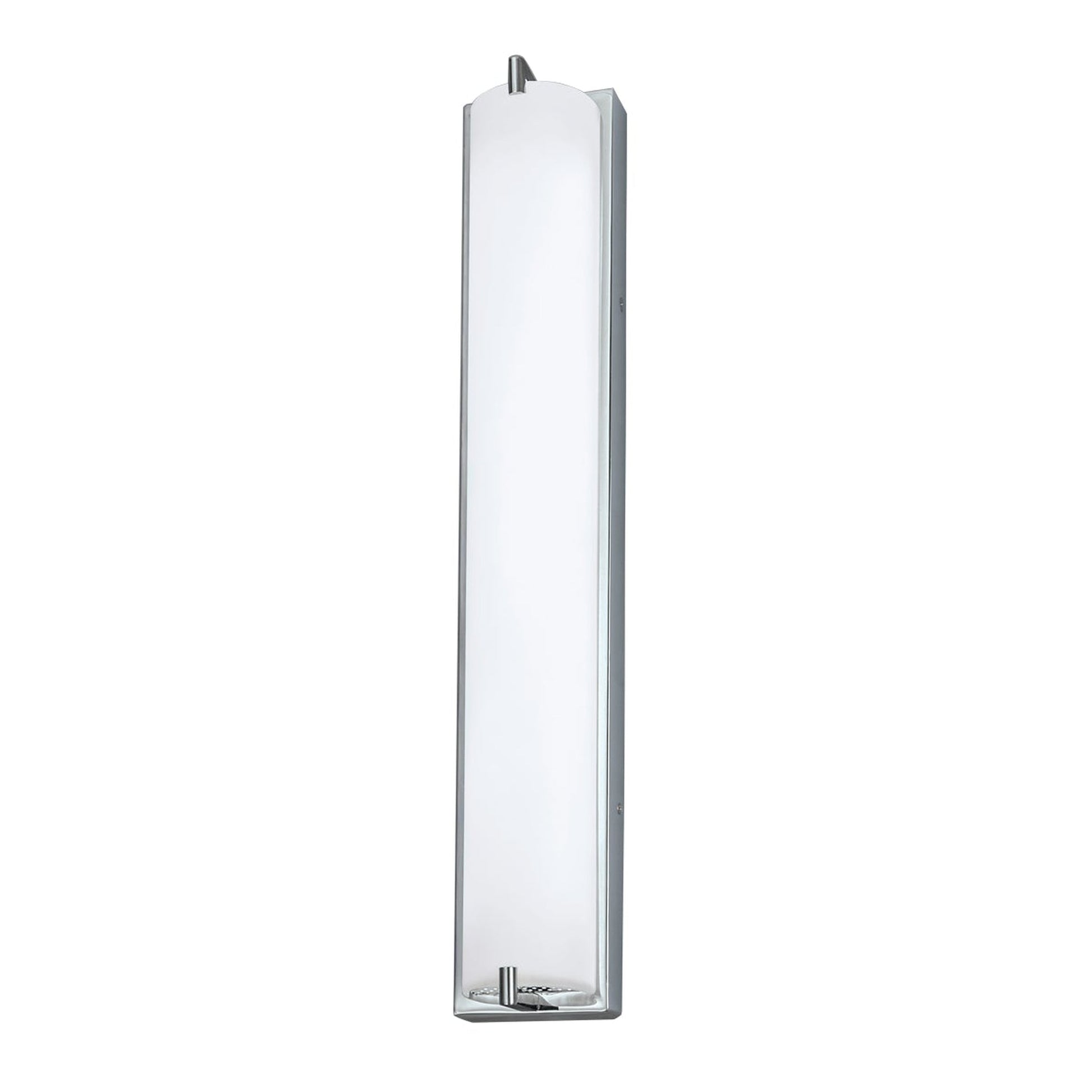 Norwell Lighting Alto 24" Chrome LED ADA Sconce With Matte Opal Glass Diffuser