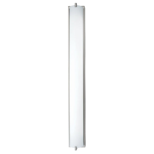 Norwell Lighting Alto 36" Brushed Nickel LED ADA Sconce With Matte Opal Glass Diffuser