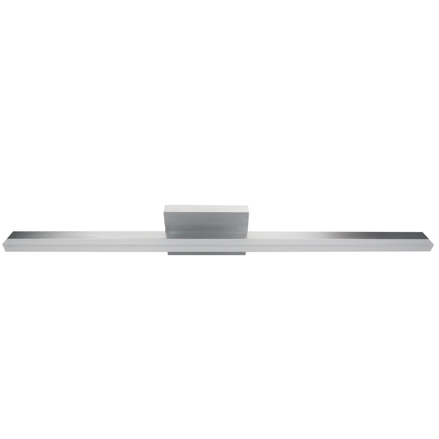 Norwell Lighting Ava 36" 1-Light Brushed Aluminum Vanity LED Sconce With Matte Opal Acrylic Diffuser