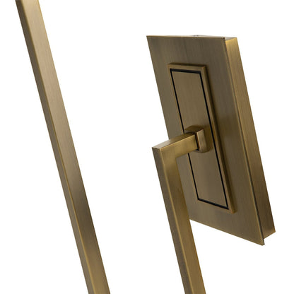 Norwell Lighting Maya 6" x 4" 1-Light Sconce Aged Brass Indoor Wall Light With Fabric Diffuser