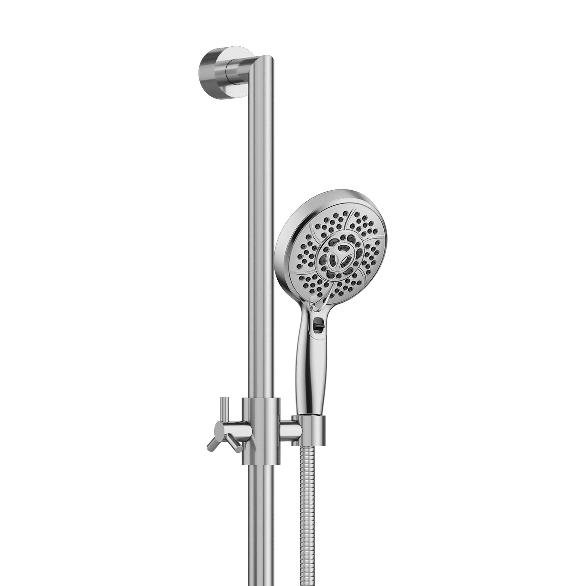 PULSE ShowerSpas AquaBar 2.5 GPM Shower System in Brushed Nickel Finish With Multi Function Handheld Shower